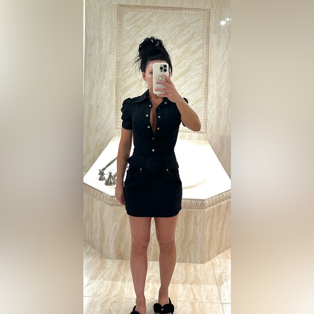 Vintage Y2K, never worn Bebe mini dress-XXS